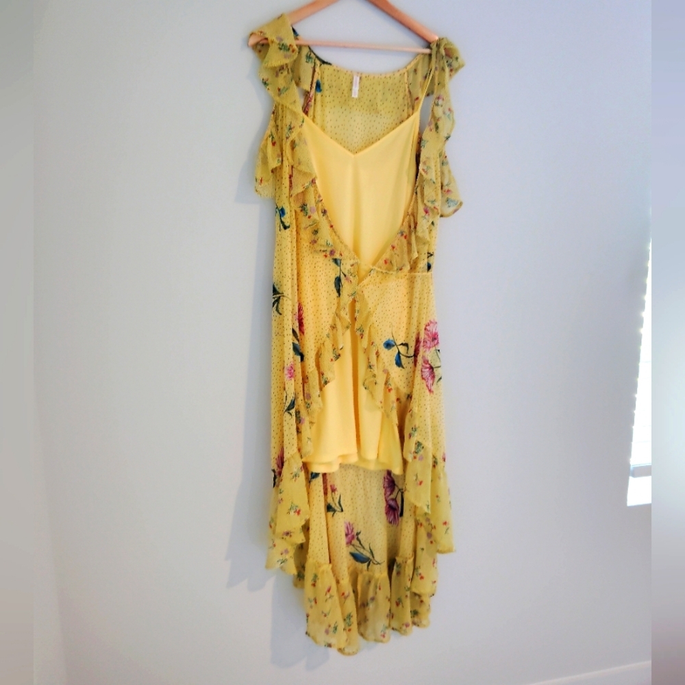 Xhilaration Floral Wrap Dress - Picture 3 of 6
